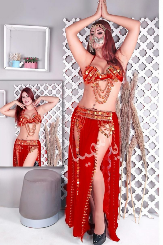 Ensemble de dance + Voile de Visage Oriental Gratuit